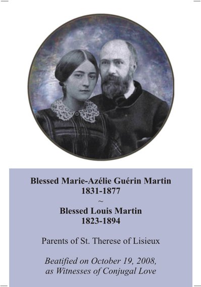 Blessed Luis & Zelie Martin Prayer Card